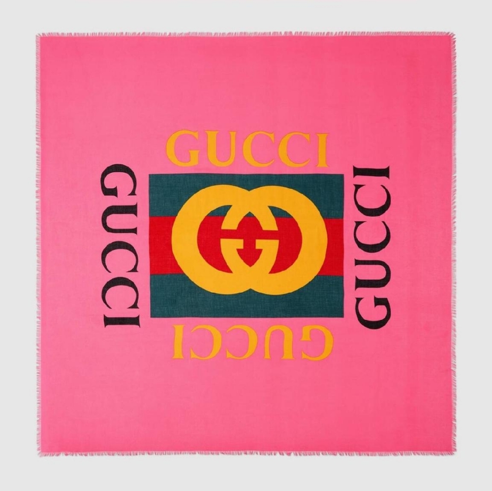 Gucci Modal/Silk Scarf